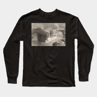 Natural Bridges at Ross, Ireland 1841 Long Sleeve T-Shirt